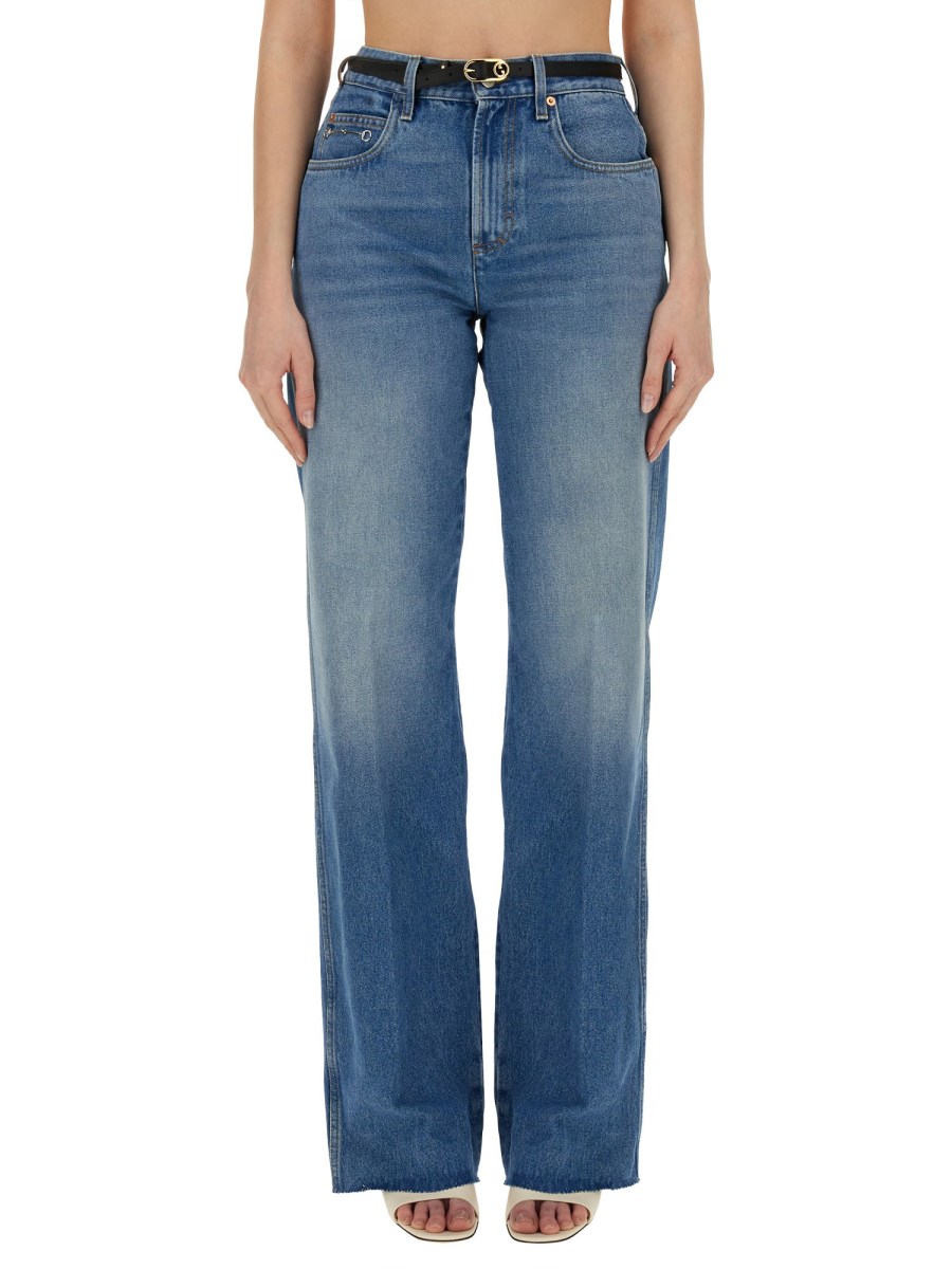 GUCCI JEANS IN DENIM DI COTONE