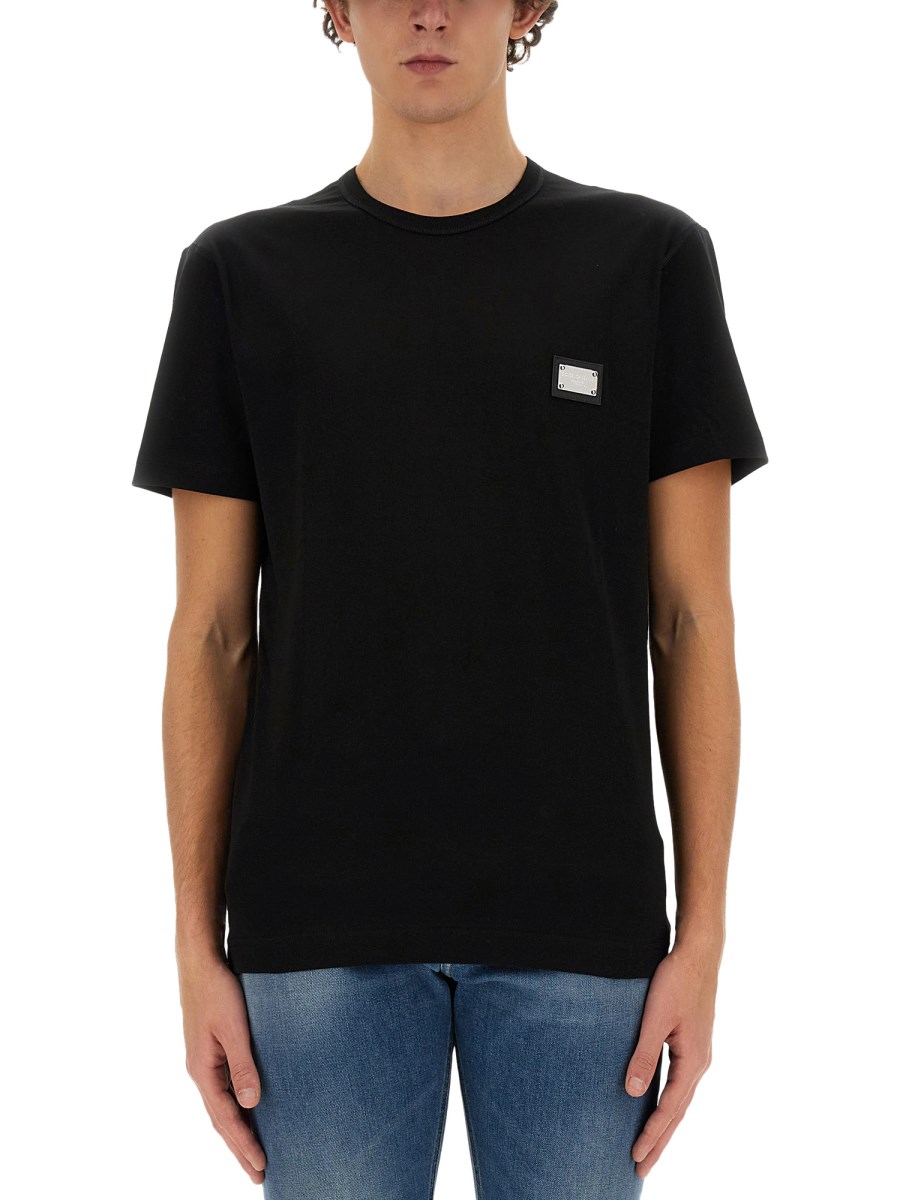 T shirt dolce gabbana homme plaque sale