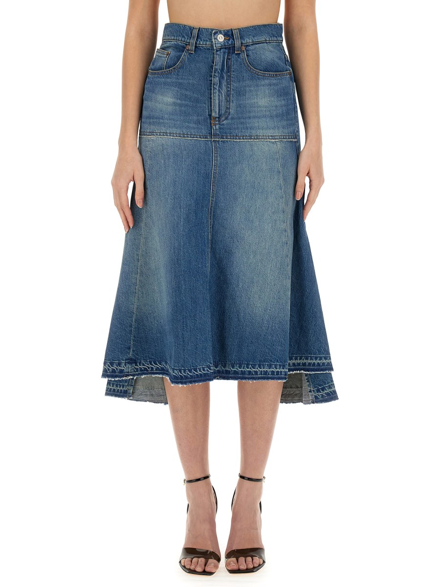 Victoria beckham best sale denim skirt