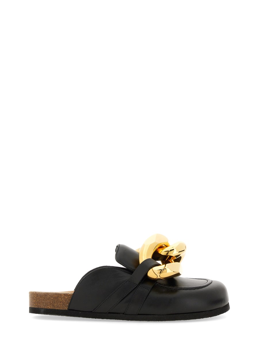 JW ANDERSON MULES CHAIN IN PELLE