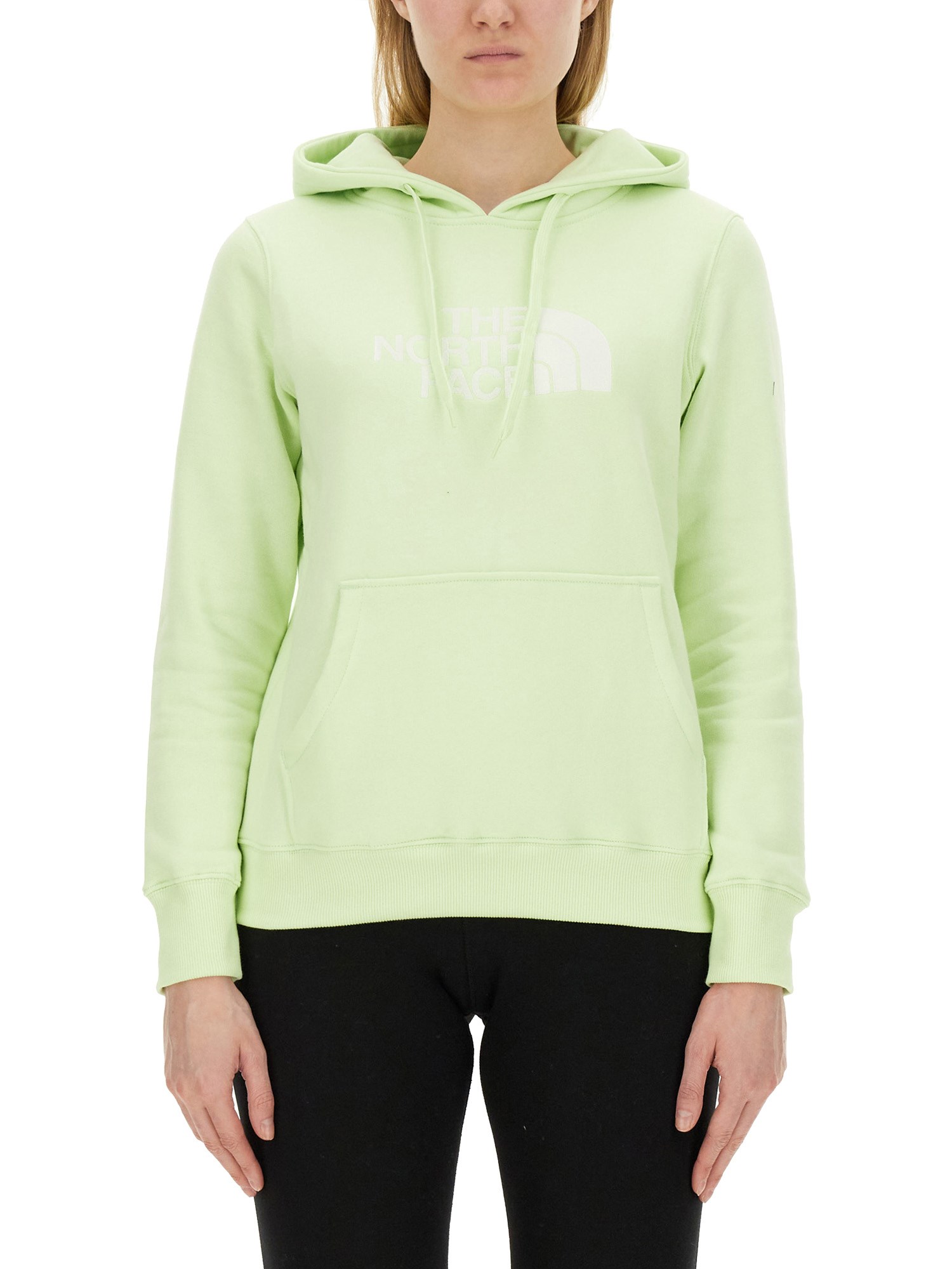 Shop The North Face Sweatshirt With Logo In Green