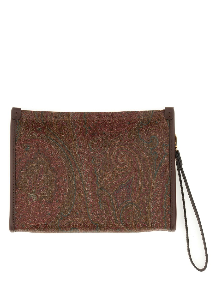 POUCH MEDIA PAISLEY JACQUARD 