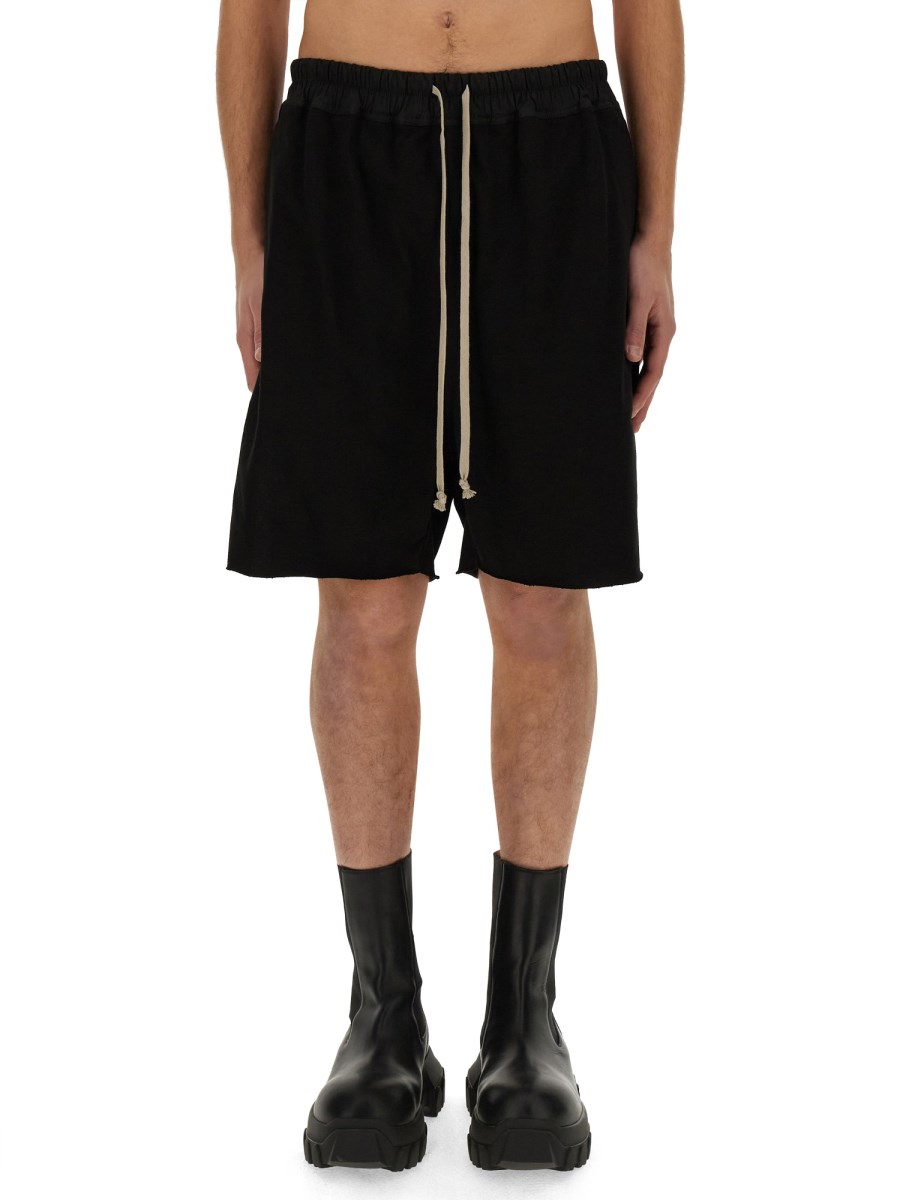 RICK OWENS BERMUDA IN COTONE