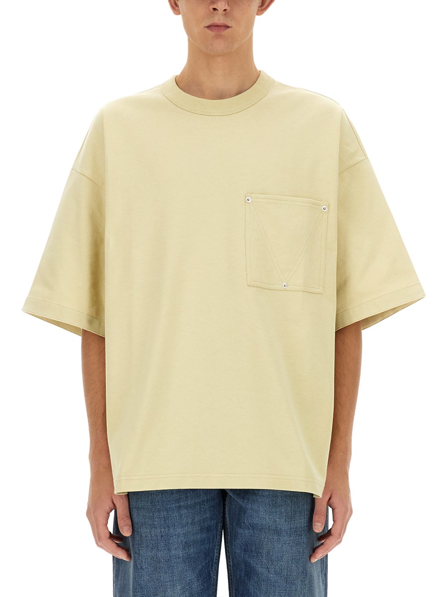 BOTTEGA VENETA T-SHIRT IN JERSEY DI COTONE