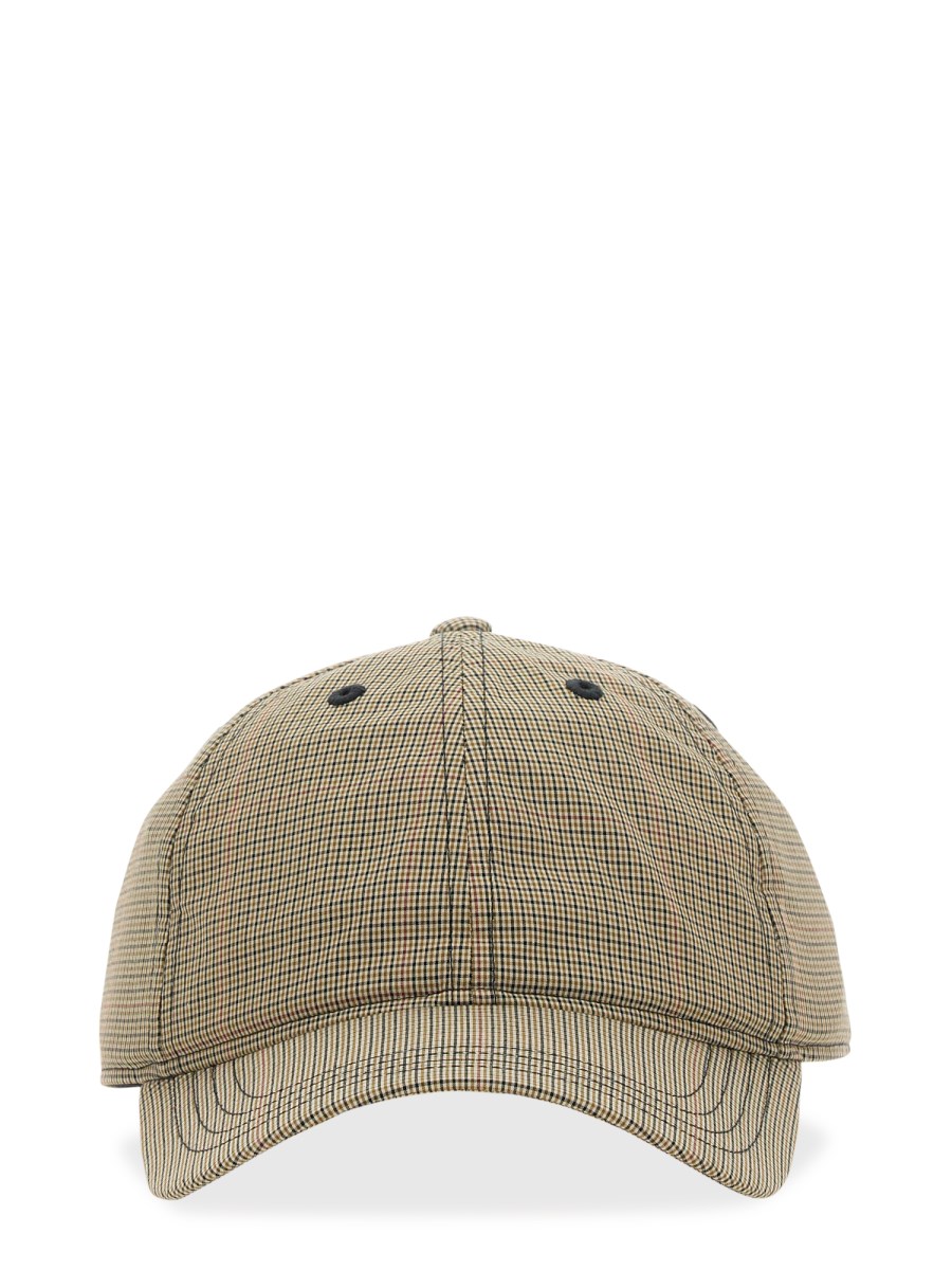 OUR LEGACY CAPPELLO DA BASEBALL IN COTONE CORDURA BUKHANSAN CHECK