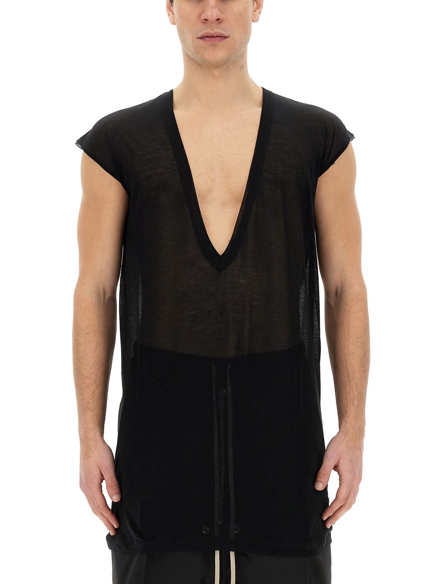 RICK OWENS - COTTON DYLAN TANK TOP - Eleonora Bonucci