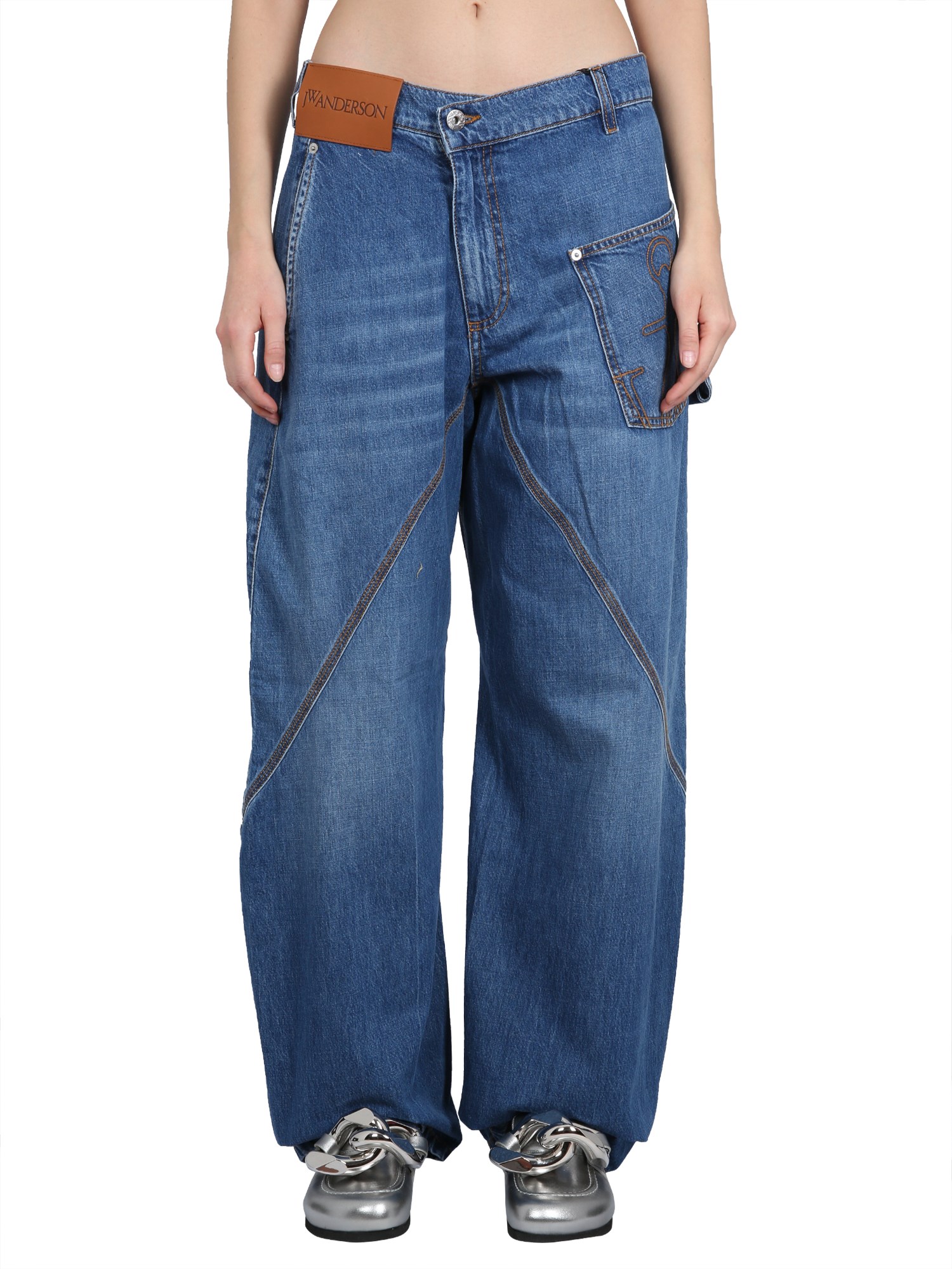 jw anderson twisted workwear jeans