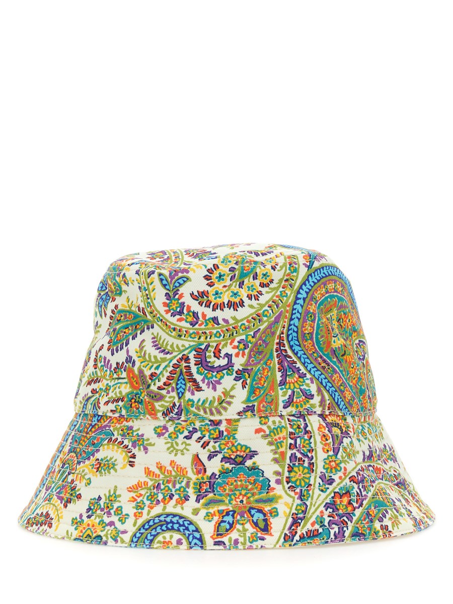 ETRO CAPPELLO BUCKET PAISLEY IN TELA DI COTONE