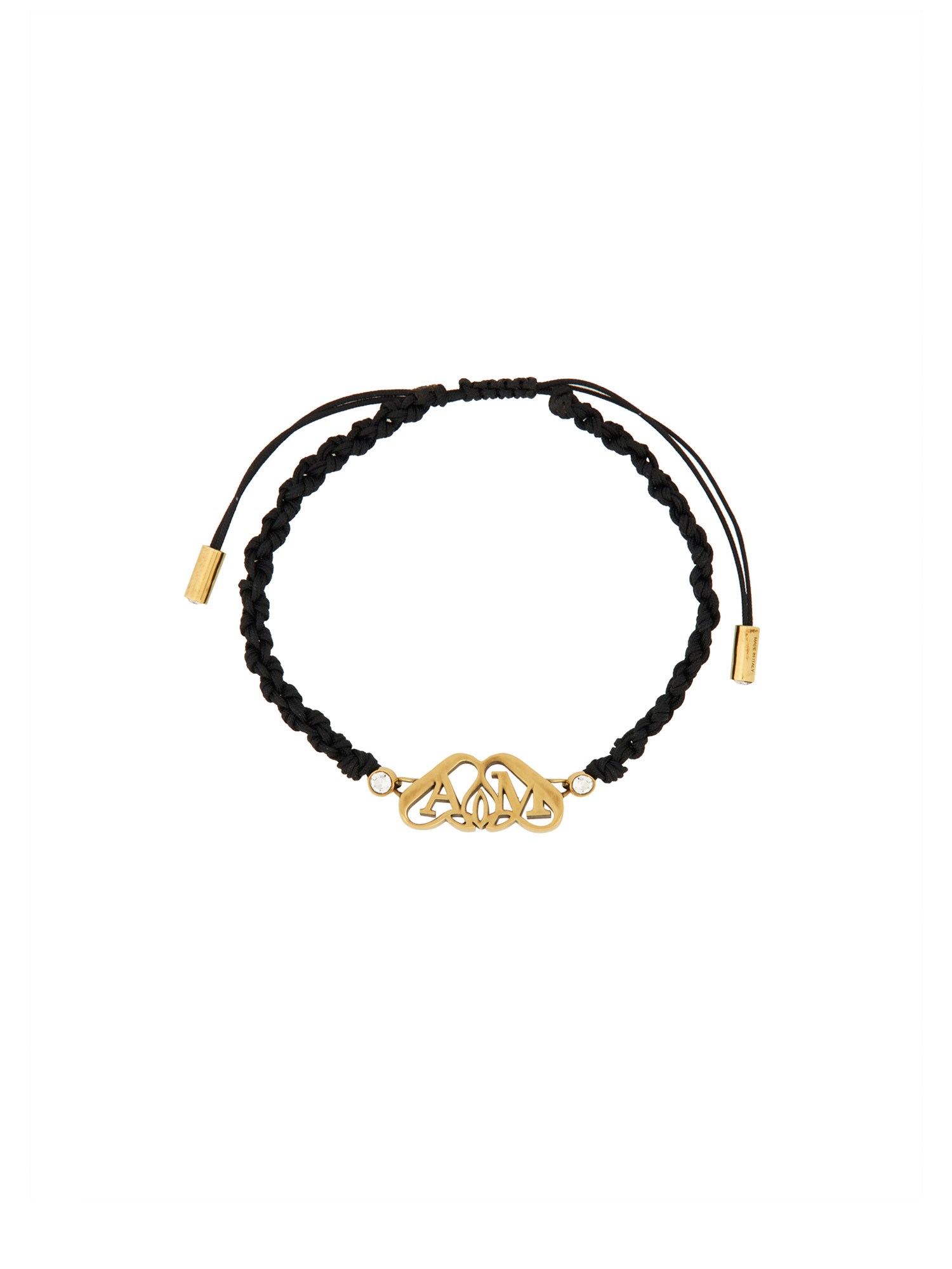 alexander mcqueen friendship bracelet with “seal” logo