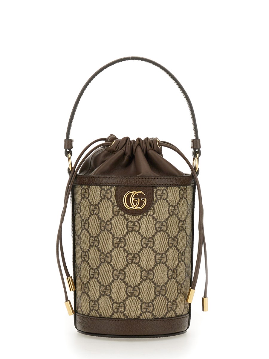 GUCCI GG FABRIC MINI OPHIDIA BUCKET BAG Eleonora Bonucci