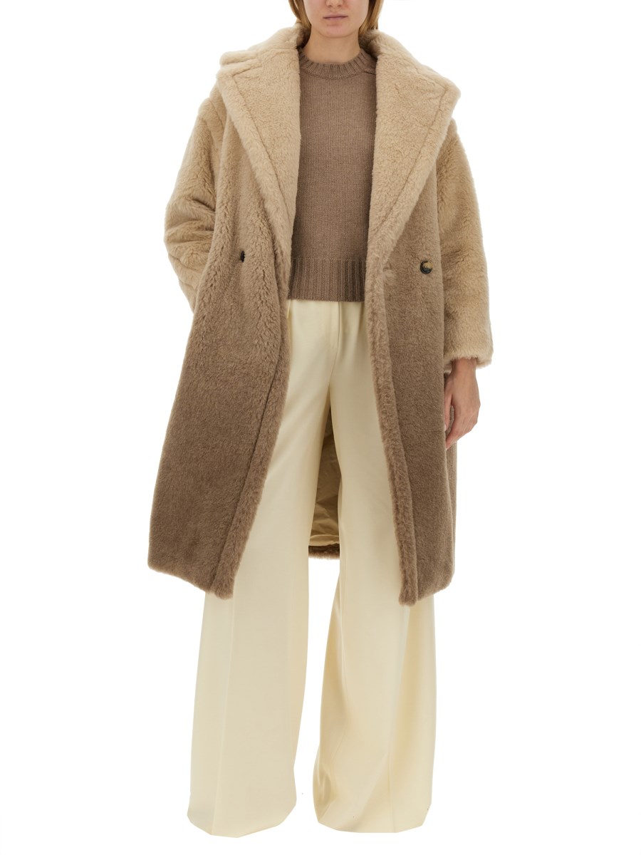 MAX MARA CAPPOTTO "GATTO" TEDDY BEAR ICON IN LANA E ALPACA