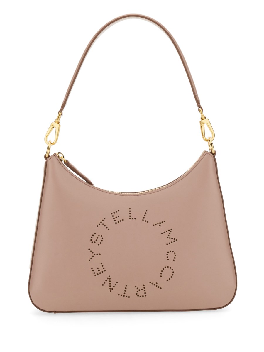 STELLA McCARTNEY BORSA A SPALLA SMALL CON LOGO IN ALTER NAPPA