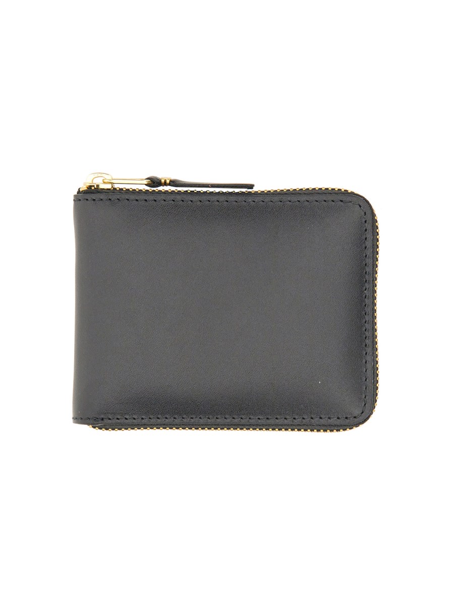 COMME DES GARCONS WALLET PORTAFOGLIO IN PELLE CON ZIP