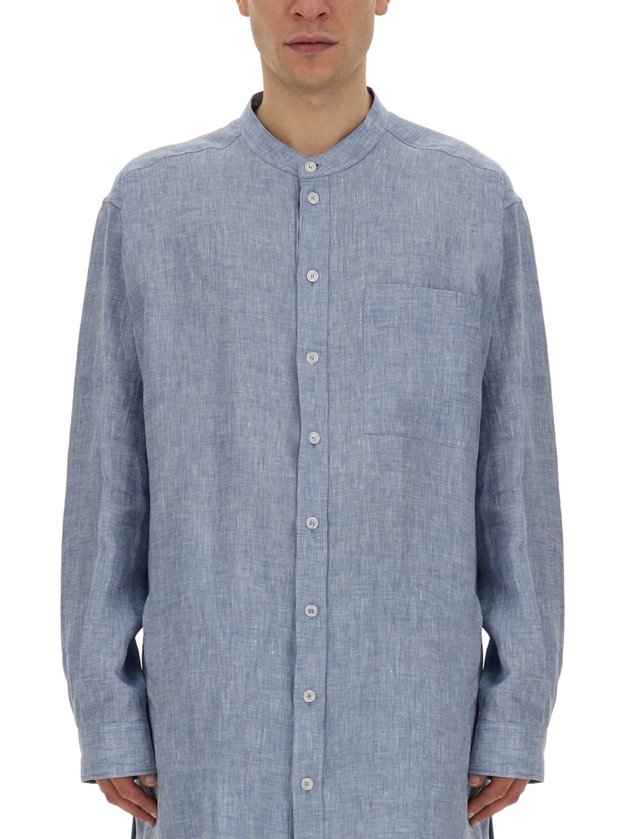 CAMICIA CON COLLO ALLA COREANA 