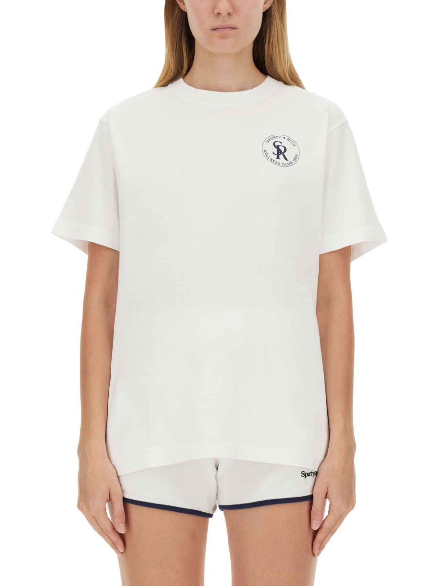 SPORTY&RICH T-SHIRT CON LOGO