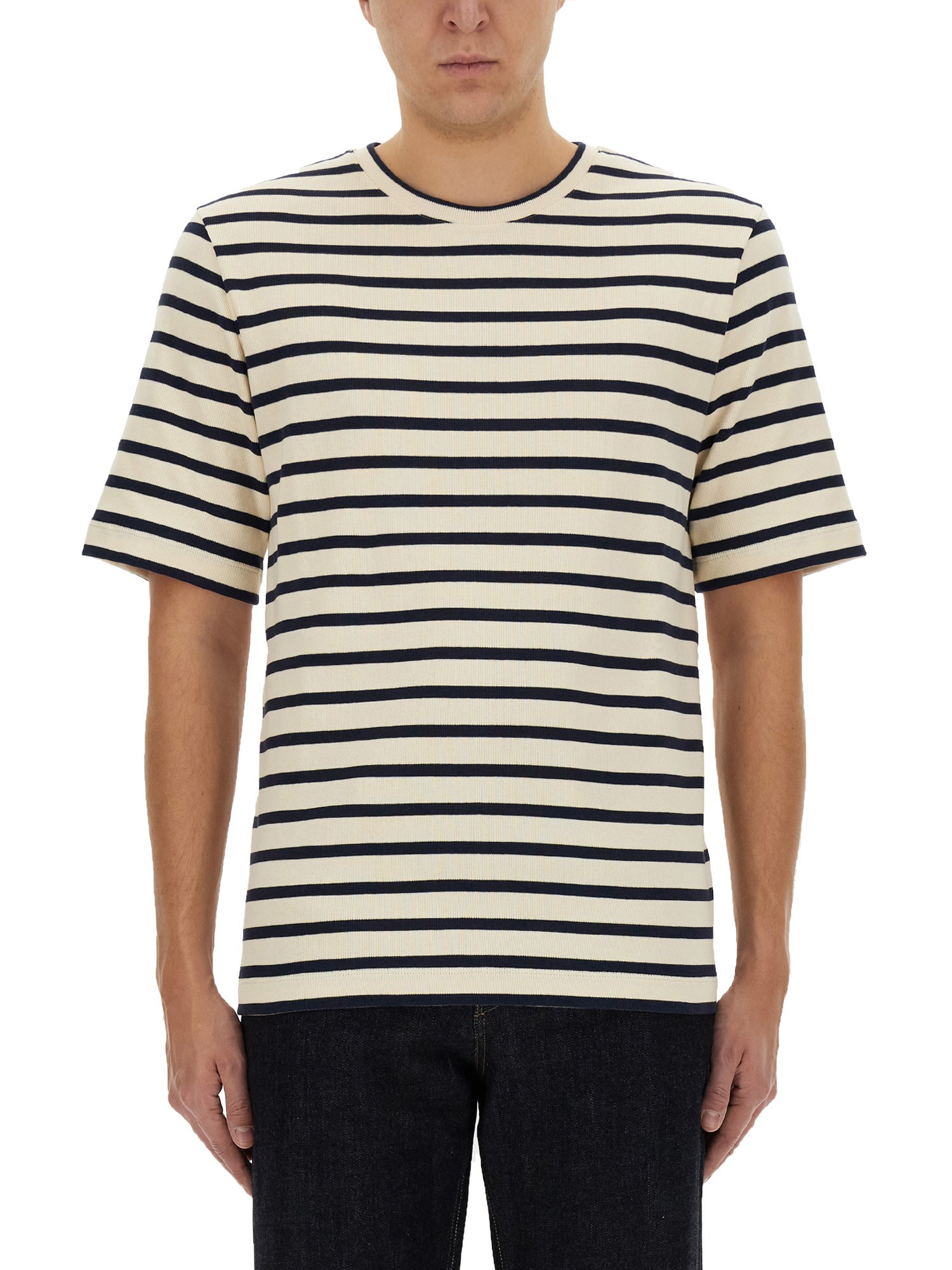 jil sander striped t-shirt