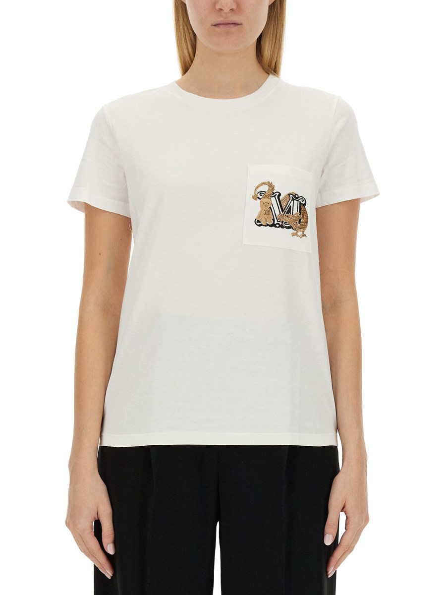 MAX MARA T-SHIRT ELMO IN COTONE