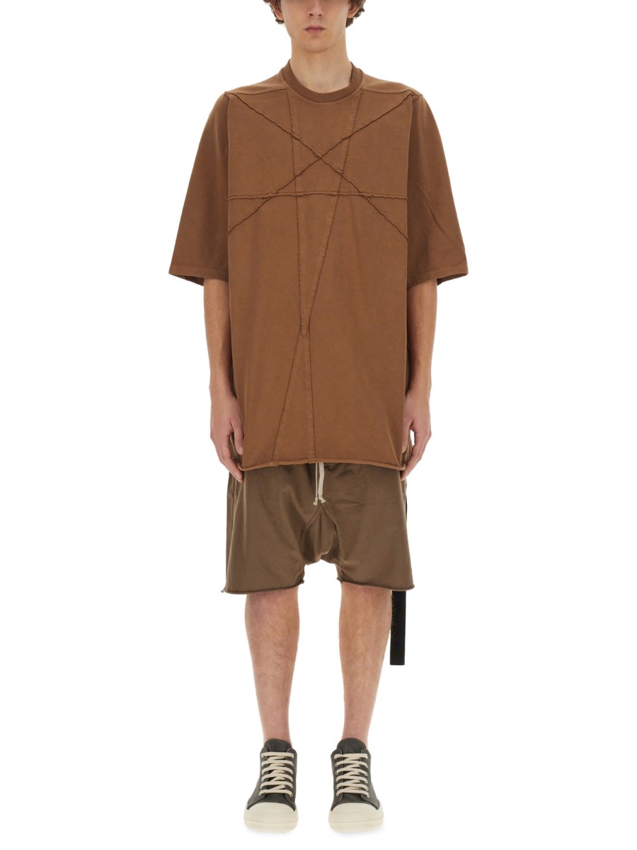 RICK OWENS DRKSHDW T-SHIRT IN COTONE