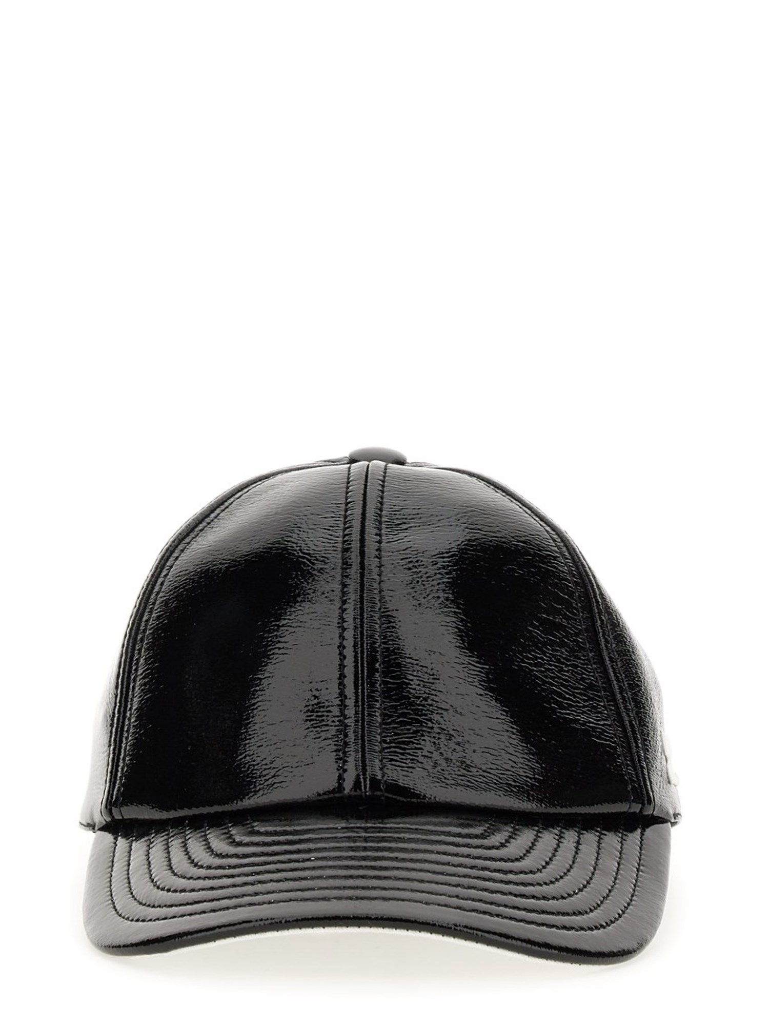 Courrèges Baseball Cap "reedition" In Black
