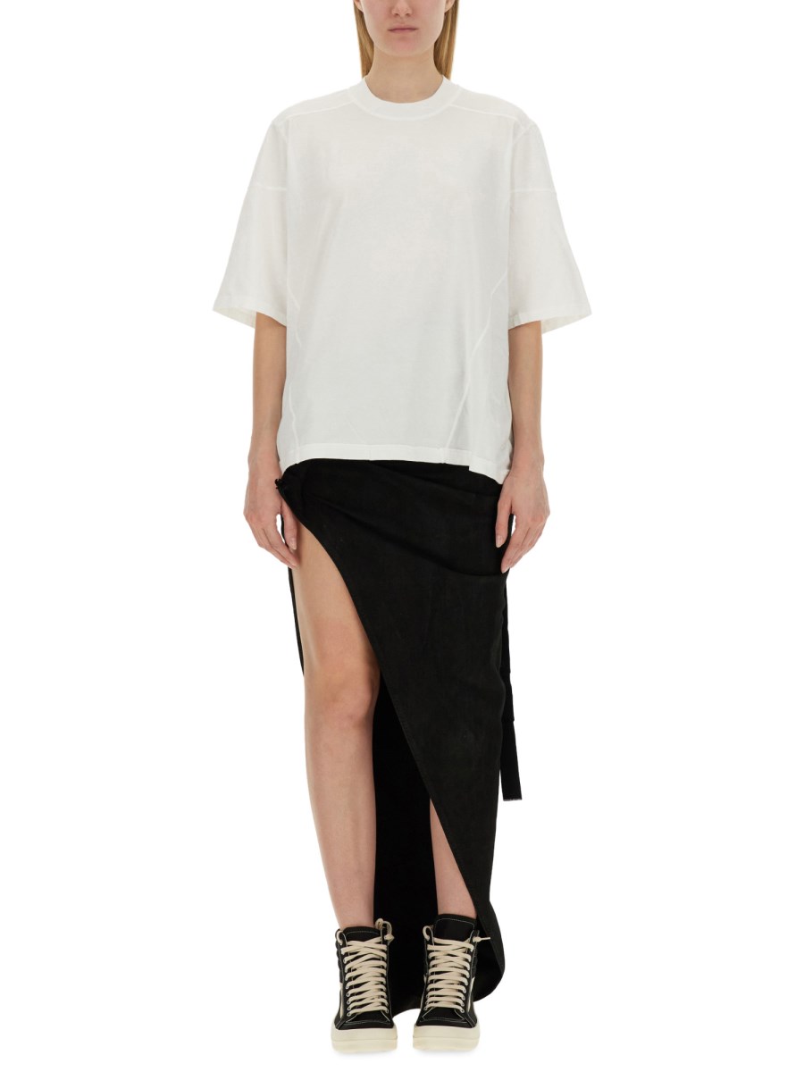 RICK OWENS DRKSHDW T-SHIRT WALRUS IN JERSEY DI COTONE