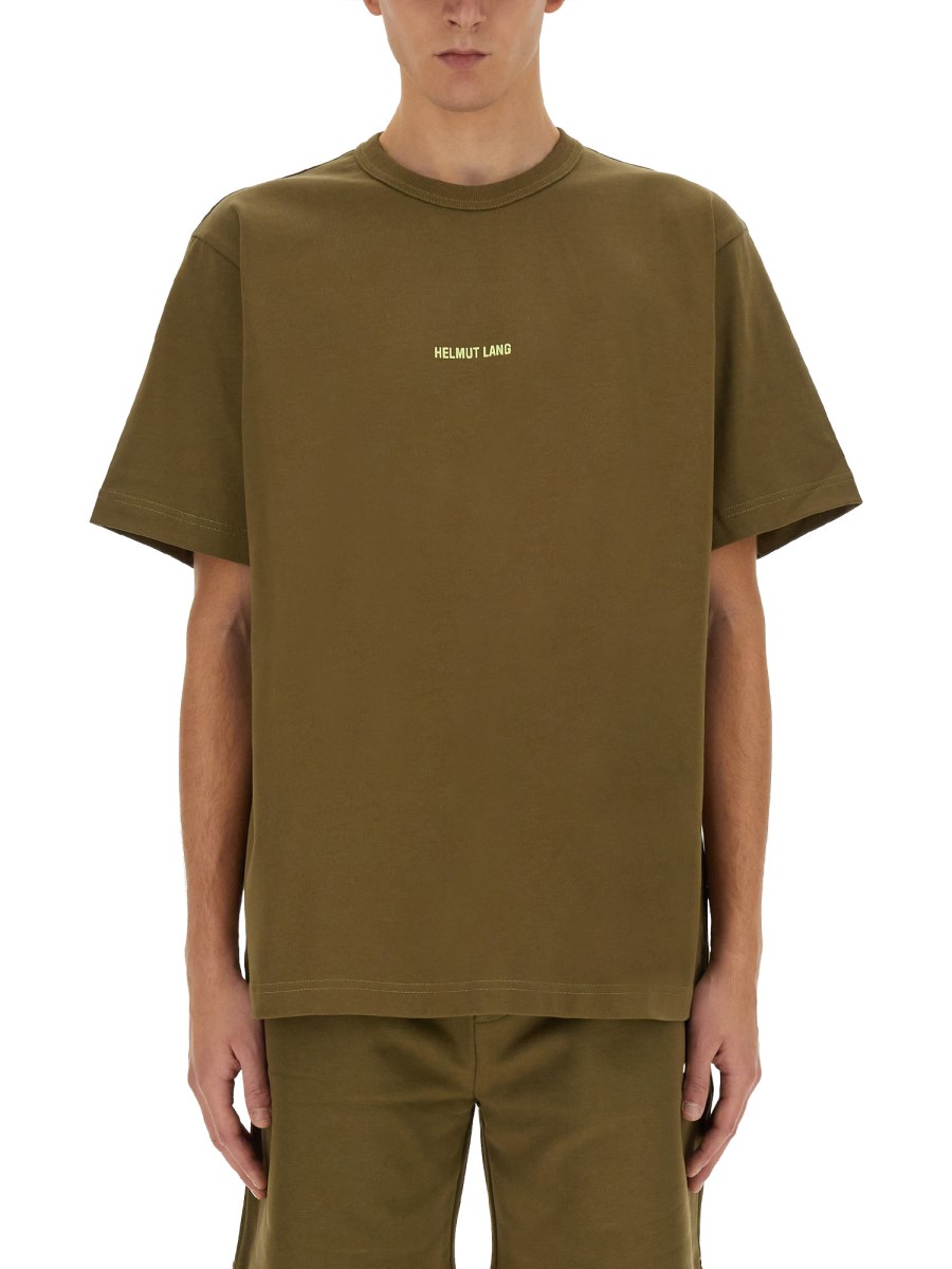 HELMUT LANG T-SHIRT CON STAMPA LOGO