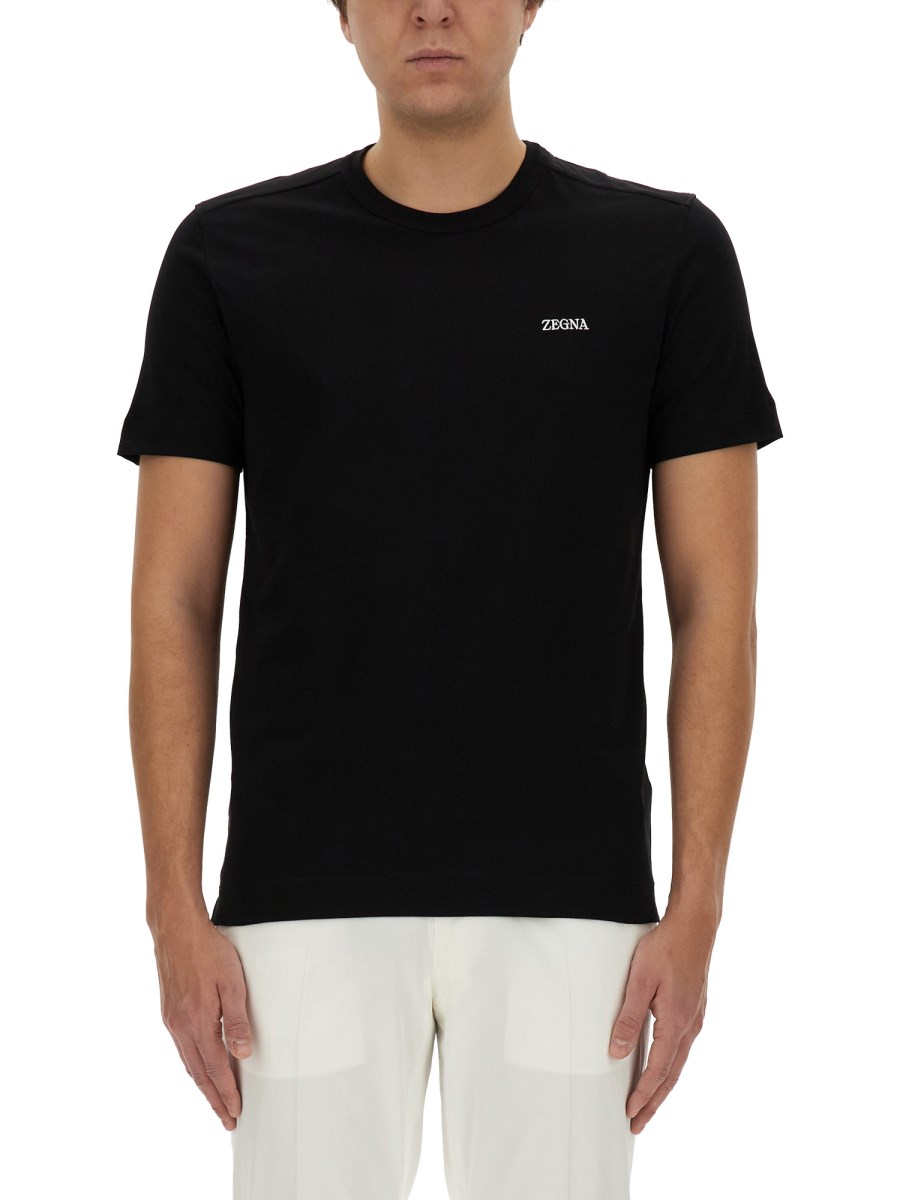 ZEGNA T-SHIRT CON LOGO