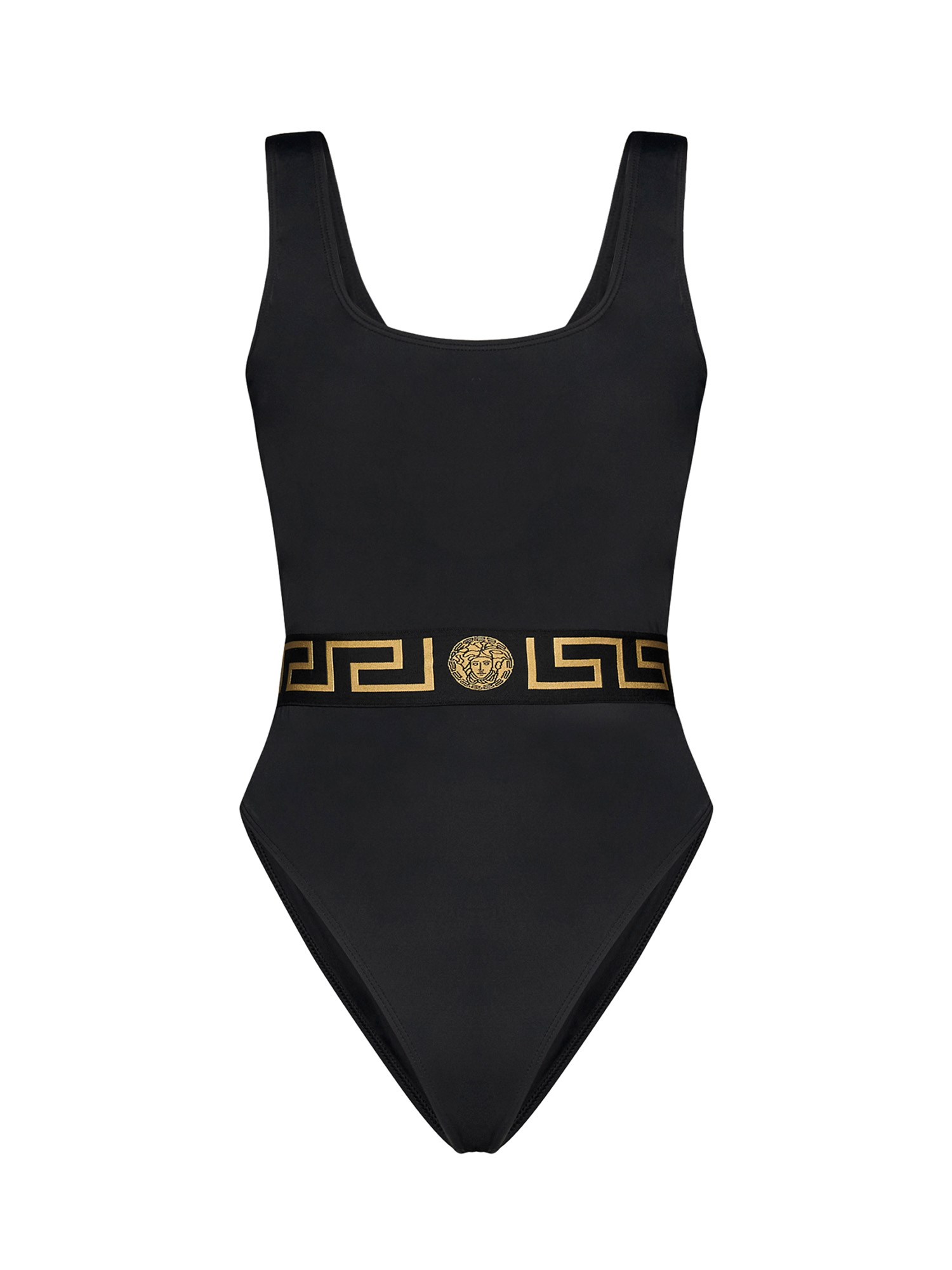 versace one piece swimsuit with greek