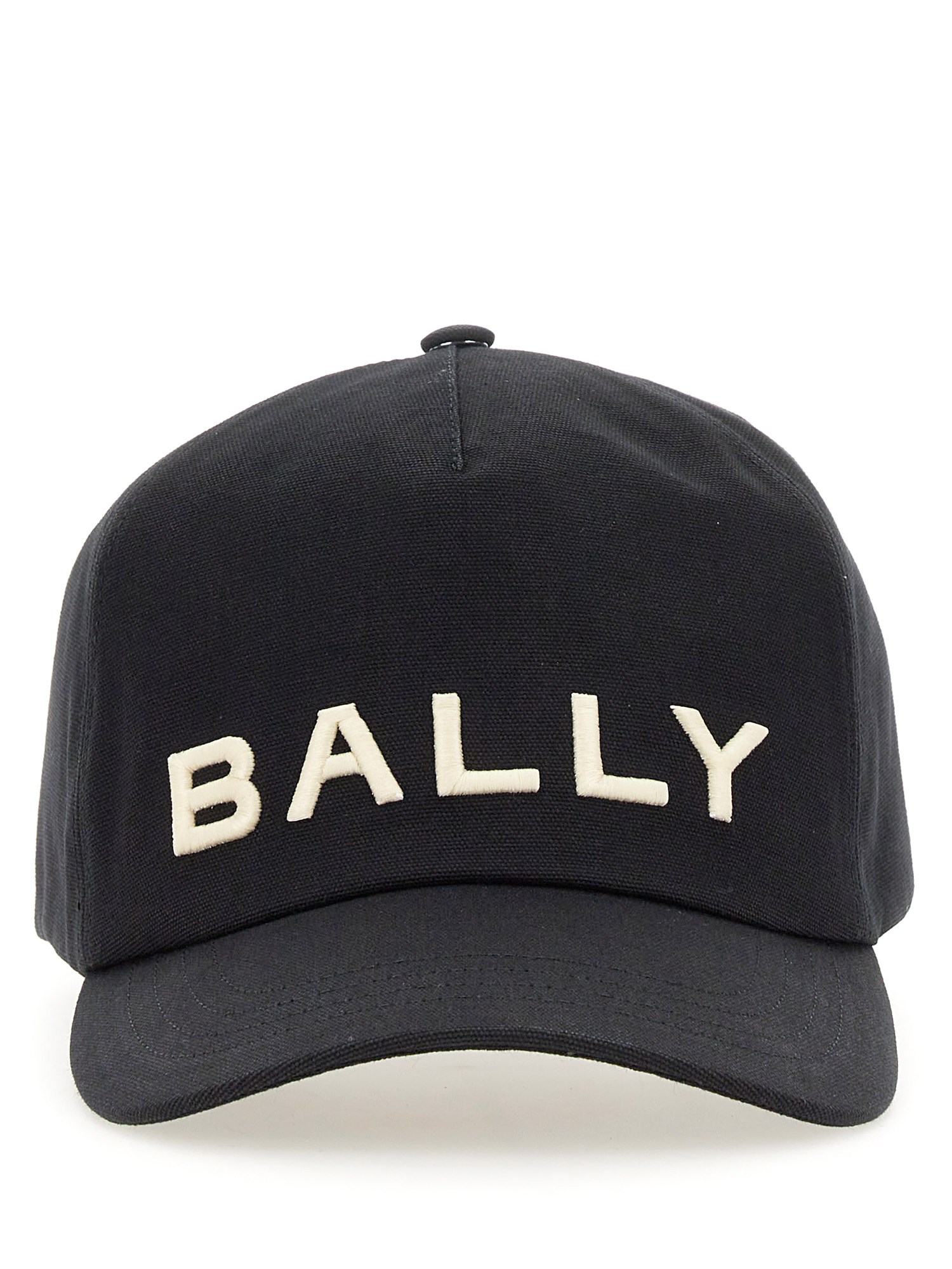 Shop Bally Baseball Hat With Logo In Black