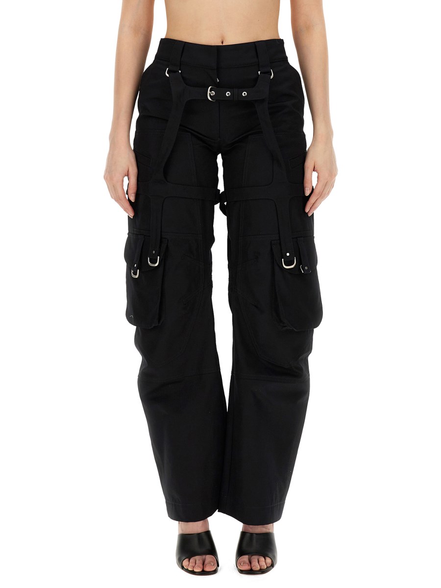 OFF-WHITE PANTALONE CARGO IN COTONE