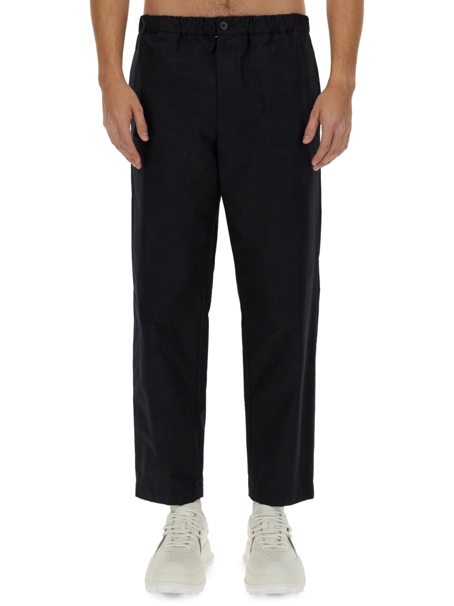 JIL SANDER PANTALONE IN COTONE