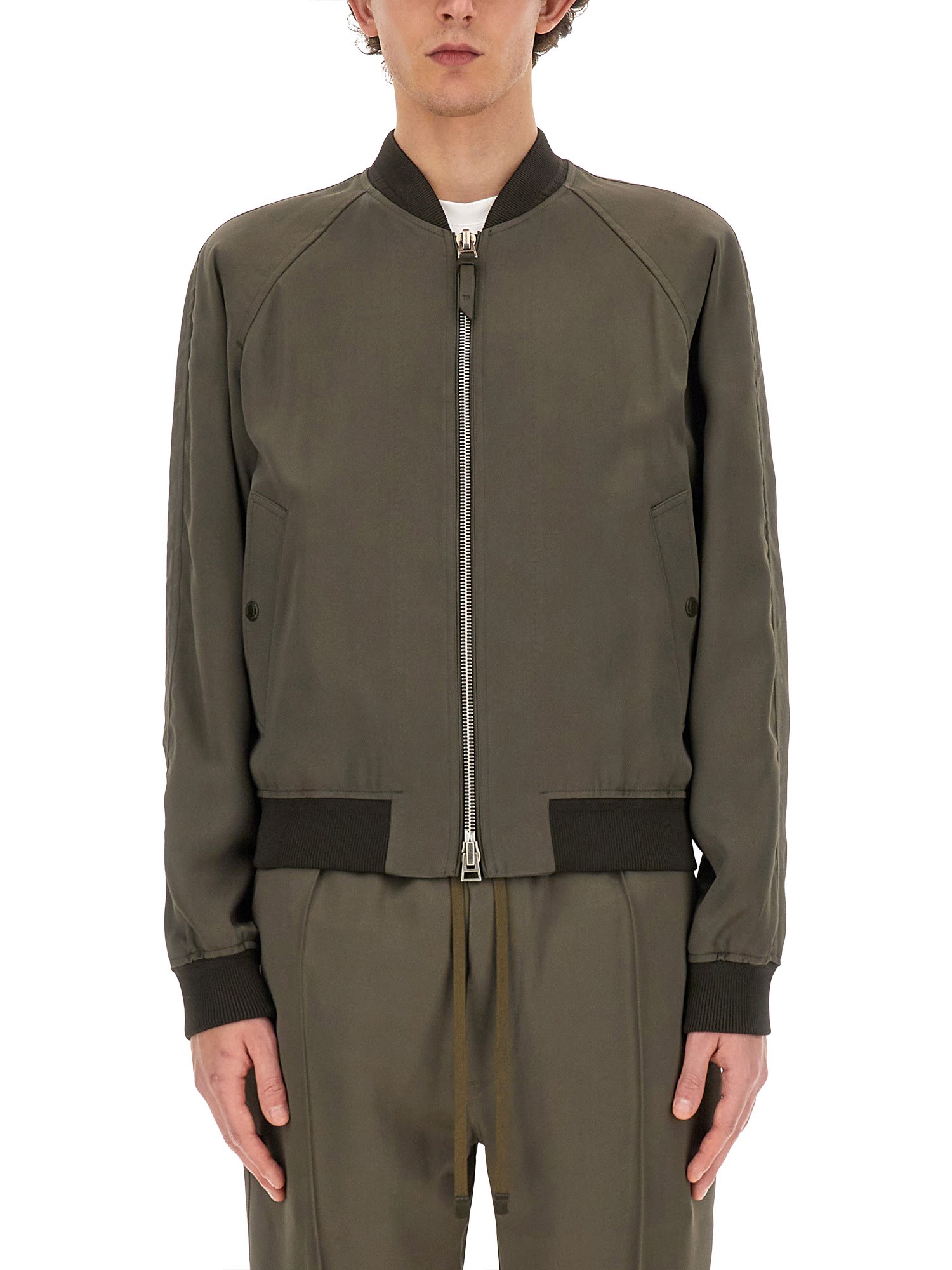 tom ford bomber with zip