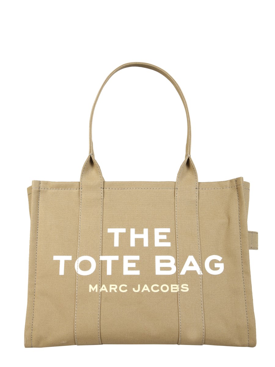 The Large canvas tote bag in brown - Marc Jacobs