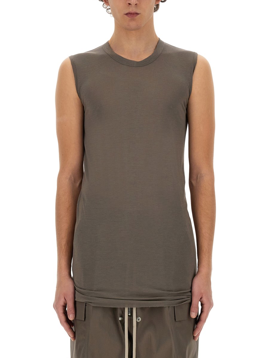 RICK OWENS TOP BASIC IN VISCOSA