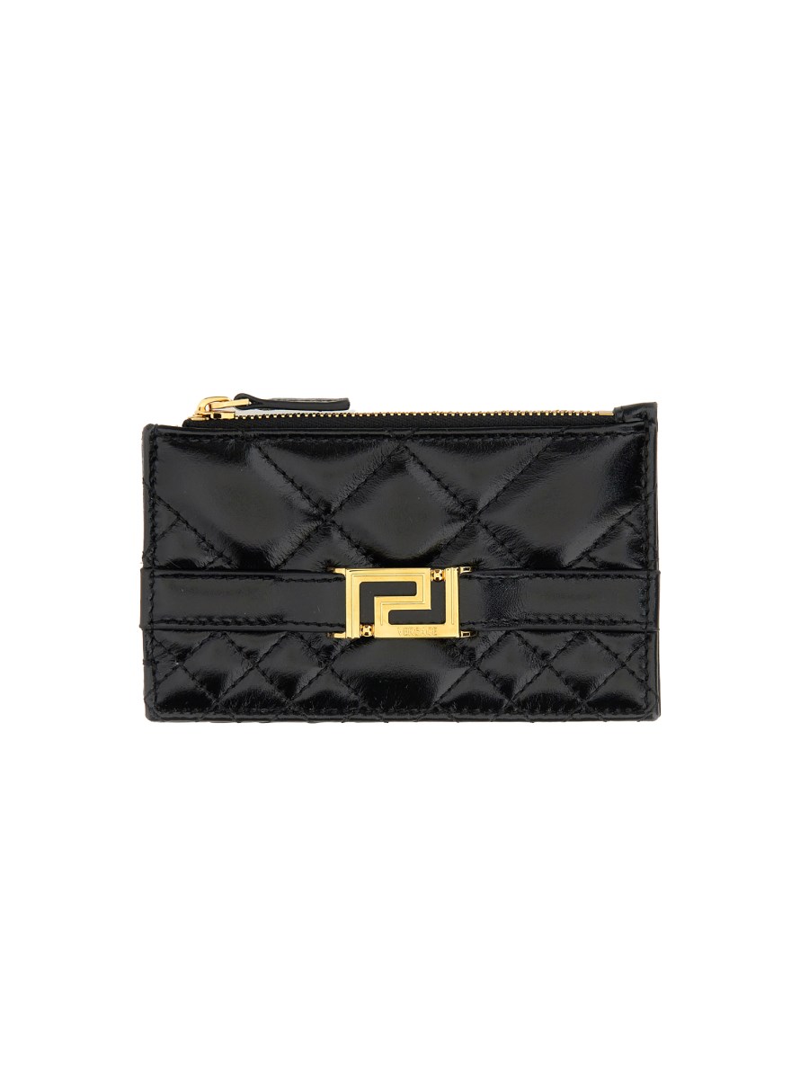 PORTACARTE CON ZIP GRECA GODDESS