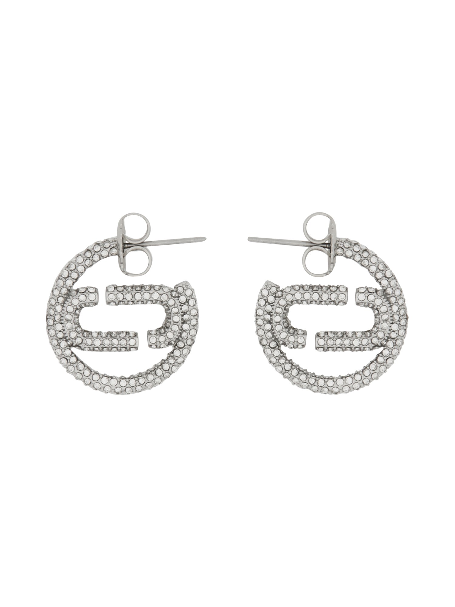 marc jacobs logo earrings