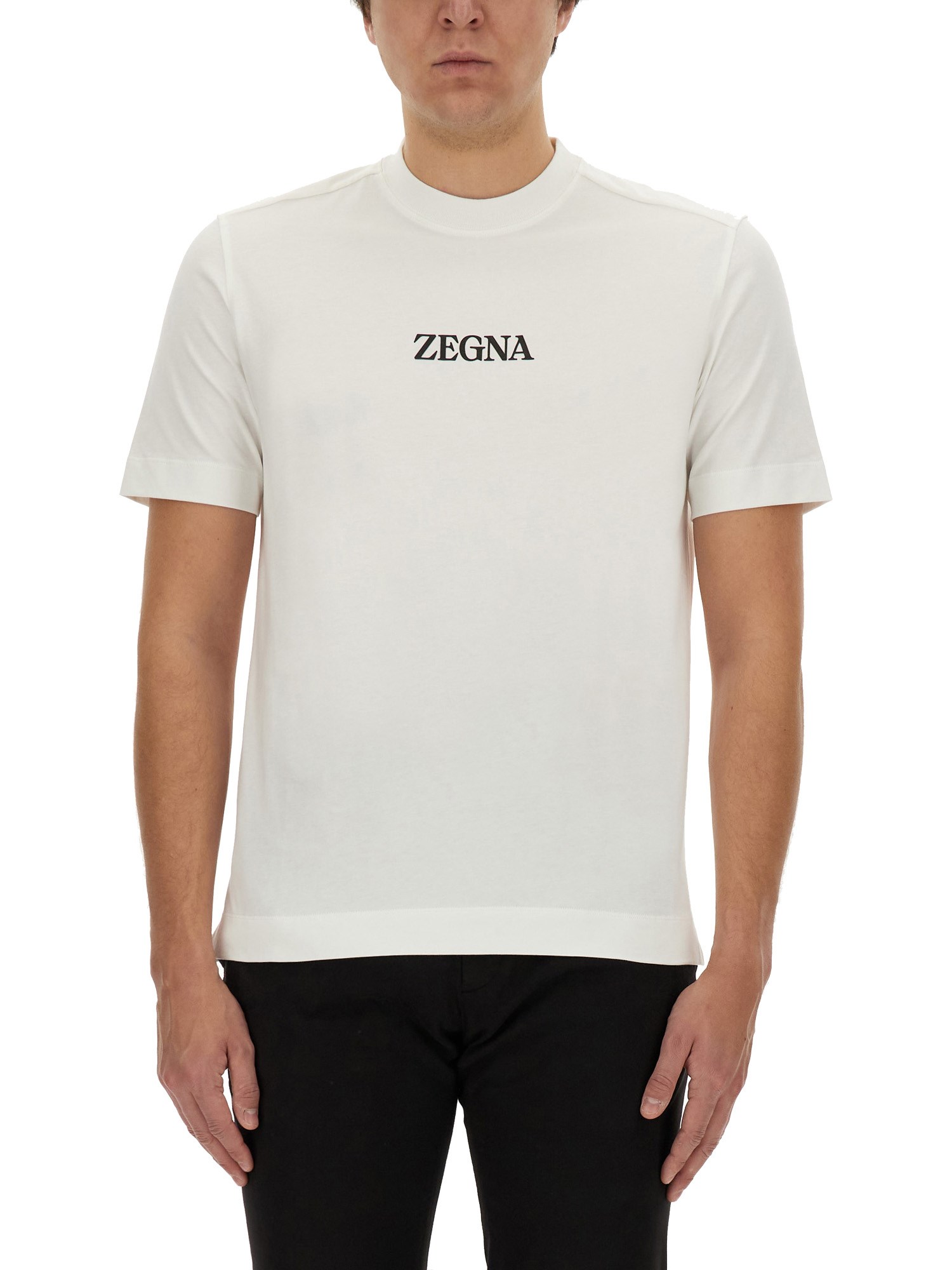 zegna t-shirt with logo