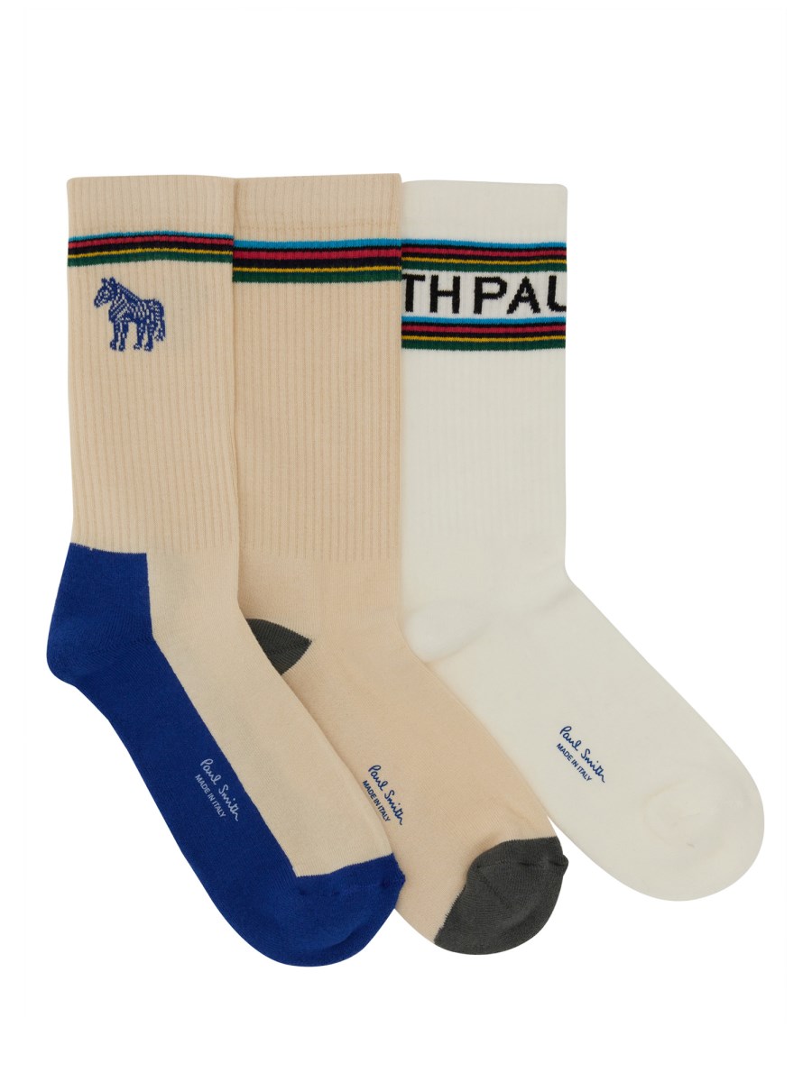 PS BY PAUL SMITH SET DA TRE CALZINI