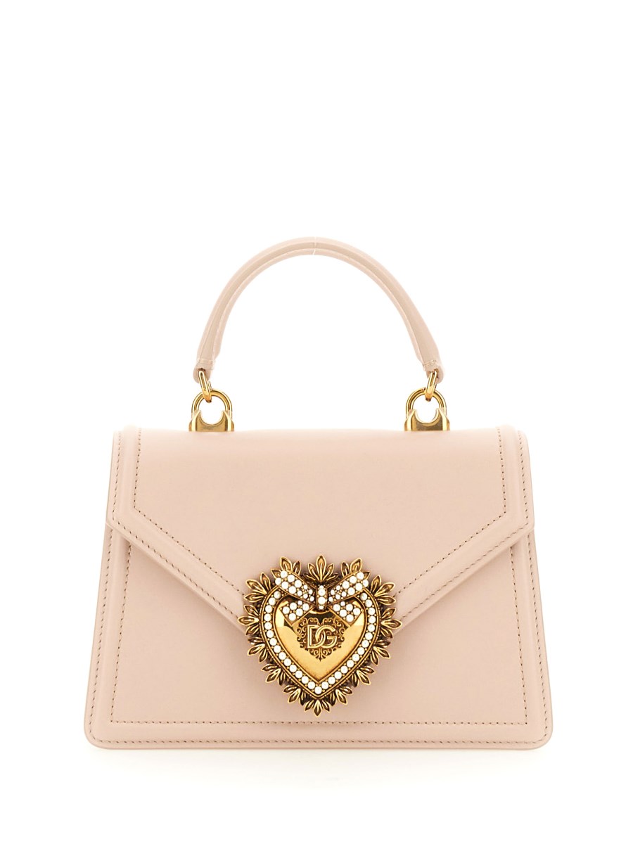 VIP【関税送料無料】希少 Dolce & Gabbana Devotion Handbag DOLCE & GABBANA - DEVOTION SMALL LEATHER BAG - Eleonora Bonucci