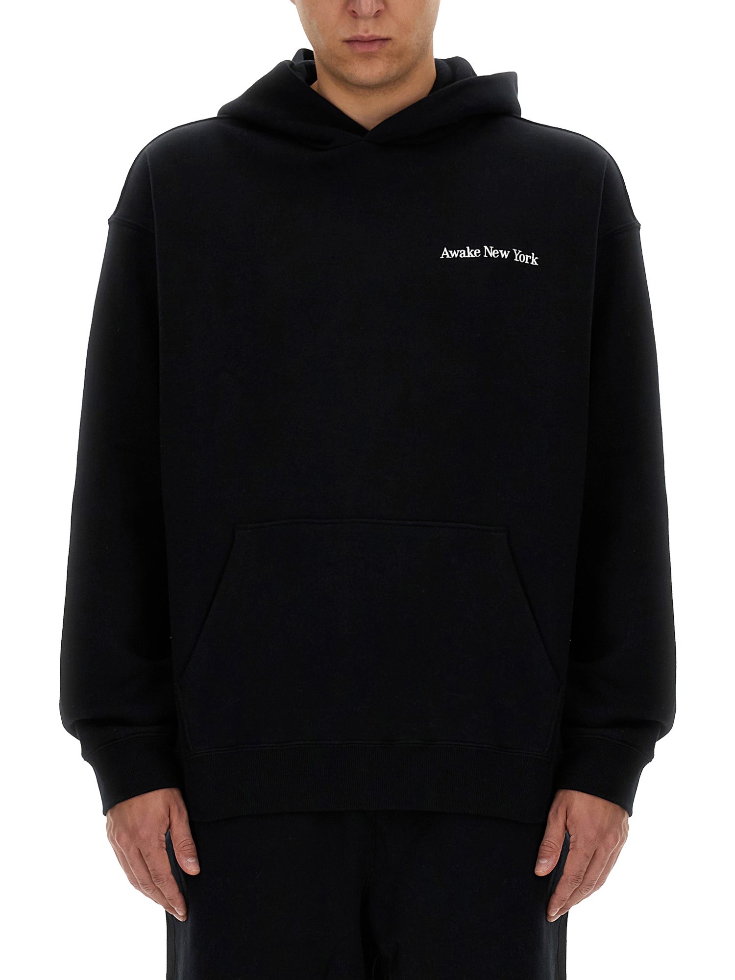Shop Awake Ny "serif" Sweatshirt In Black
