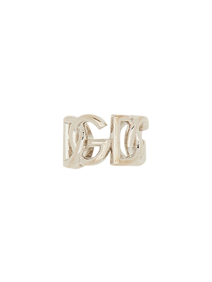 DOLCE & GABBANA MONO ORECCHINO EAR CUFF CON LOGO