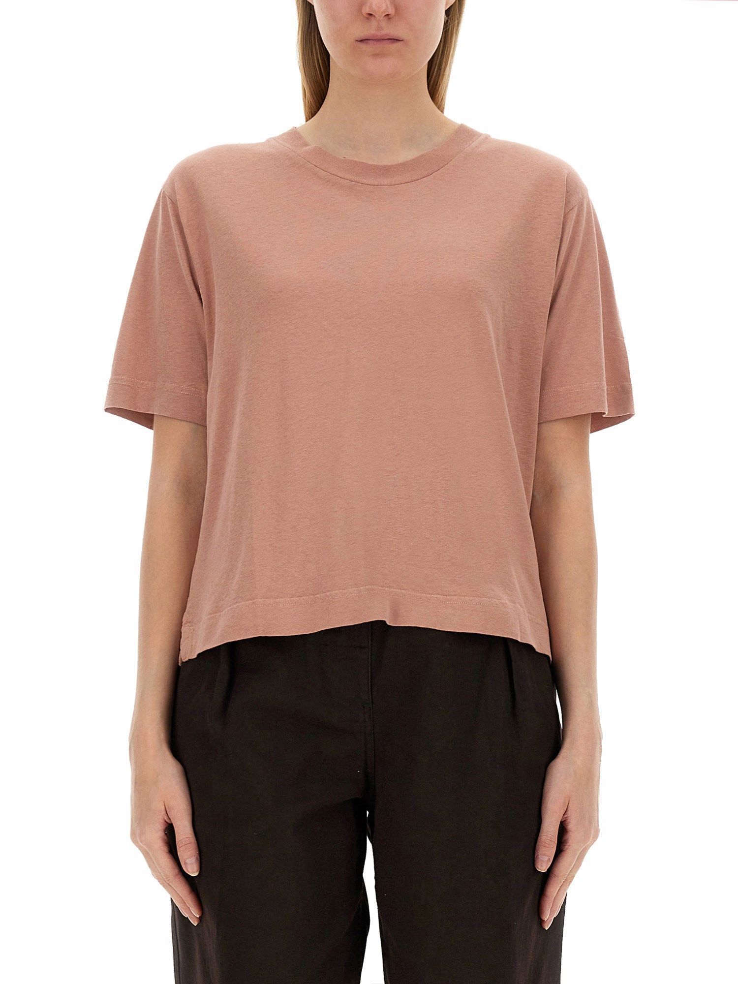 Shop Margaret Howell Simple T-shirt In Pink