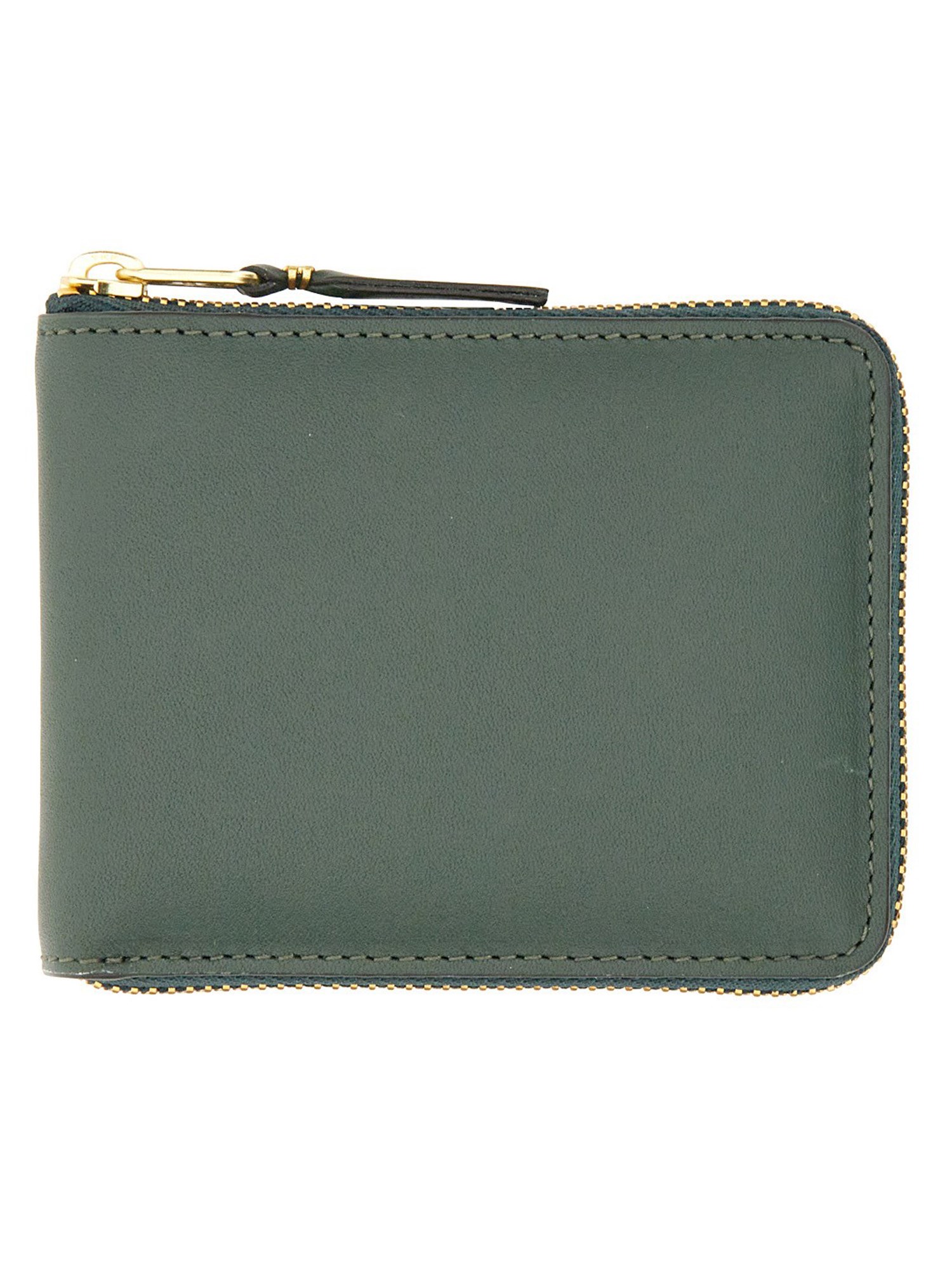 Shop Comme Des Garçons Zipped Wallet In Green