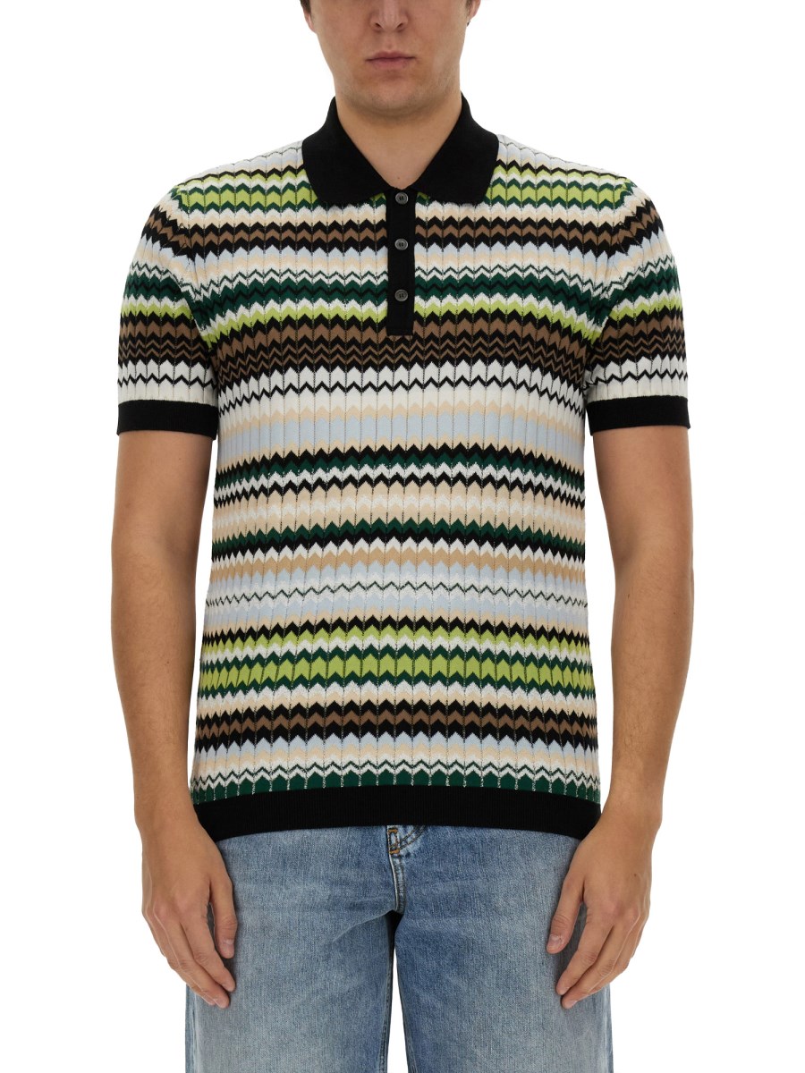 MISSONI POLO IN COTONE