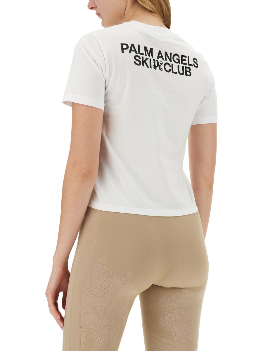 PALM ANGELS - SPORTS TOP WITH SUNSET PALM PRINT - Eleonora Bonucci