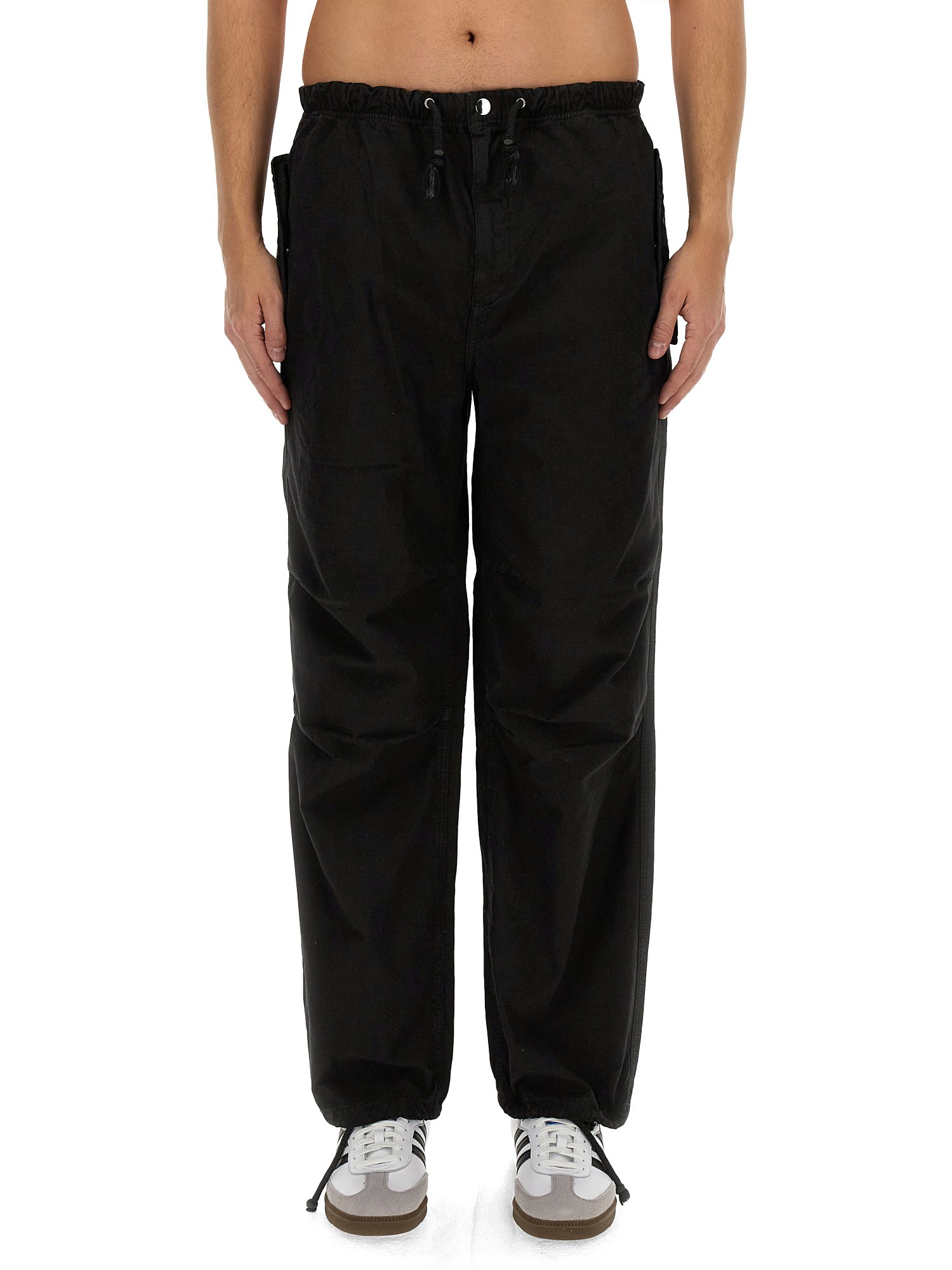 Shop Amish Parachute Pants In Black