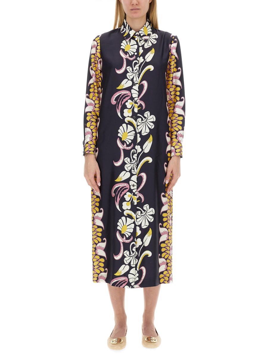 TORY BURCH - ABITO IN SETA CON STAMPA - Eleonora Bonucci
