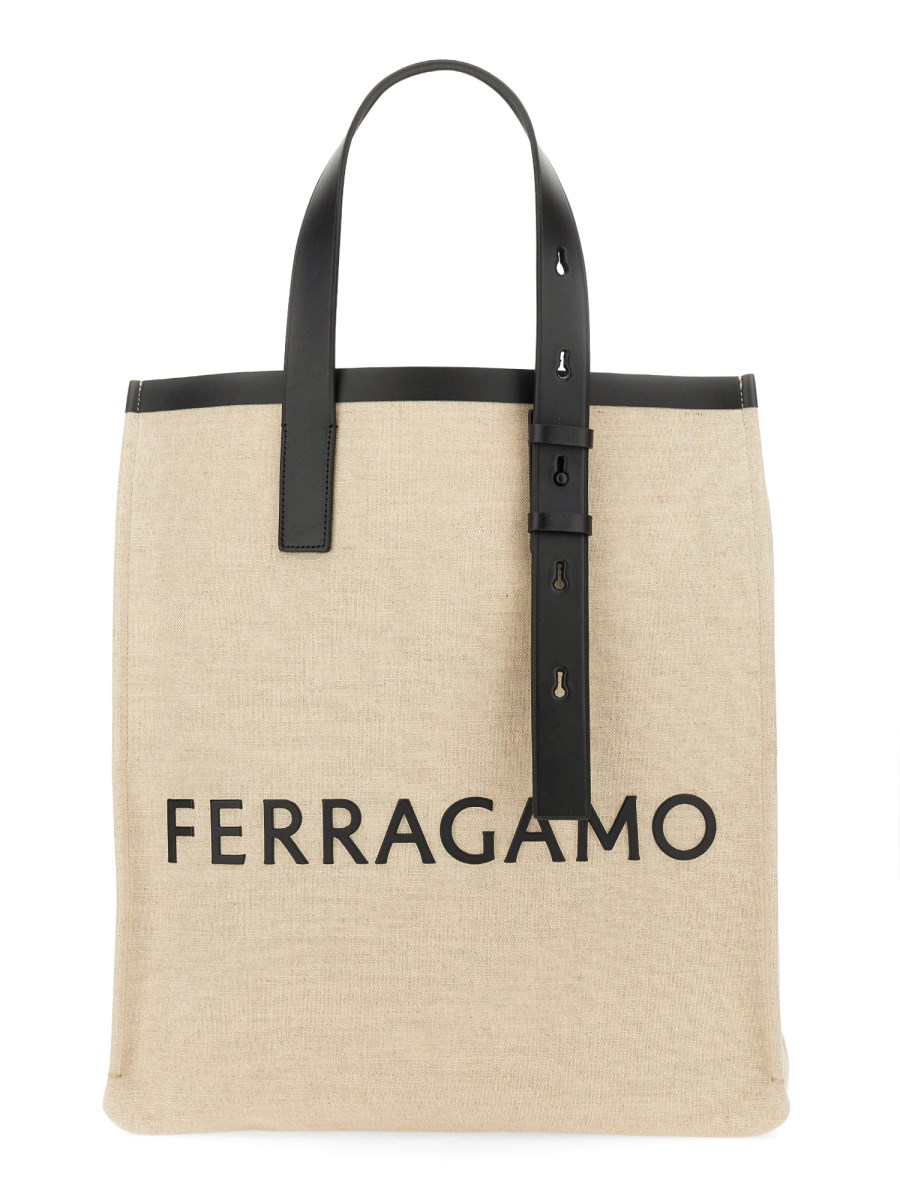 BORSA TOTE CON LOGO 