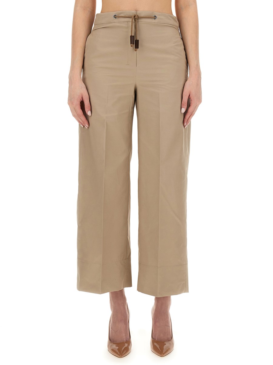 S MAX MARA PANTALONE OTTAVO IN COTONE