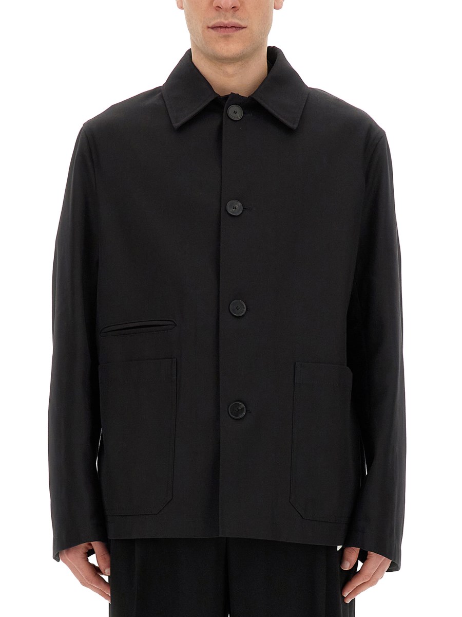 LANVIN GIACCA WORKWEAR IN TWILL DI COTONE