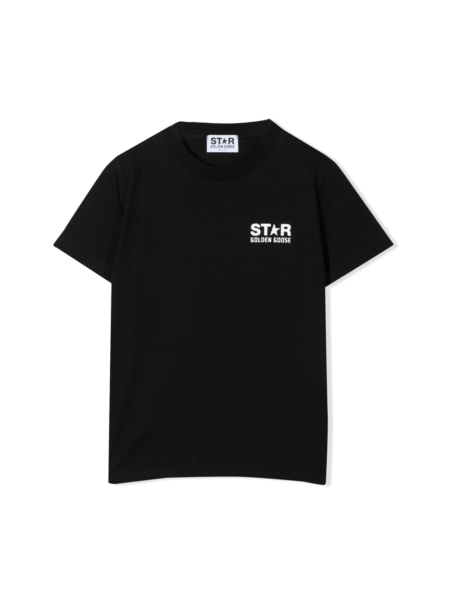 golden goose star/ boy's t-shirt s/s logo/ big star printed